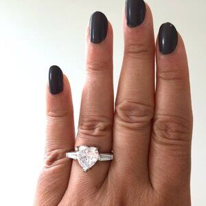 Heart Zirconia Stone Ring